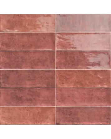 Cinque Terre Carmine – lila Vintage-Wandfliese 10x30