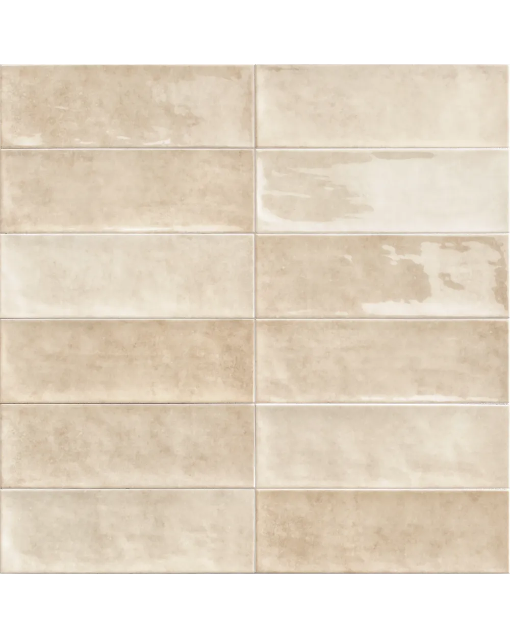 Cinque Terre Cream – beige Vintage-Wandfliese 10x30