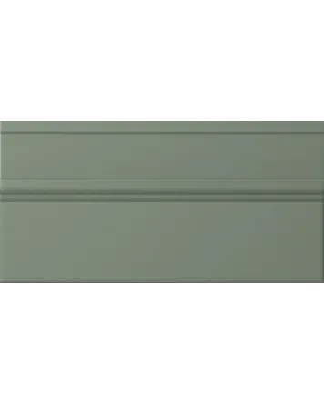 Grüne Sockelfliese matt – Boiserie 15x30 cm