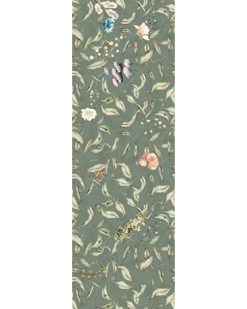 Boiserie Dekorfliese Grace Green Mix – Grün Matt 30x90