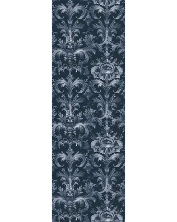 Boiserie Dekorfliese Dama Night – Blau Matt 30x90