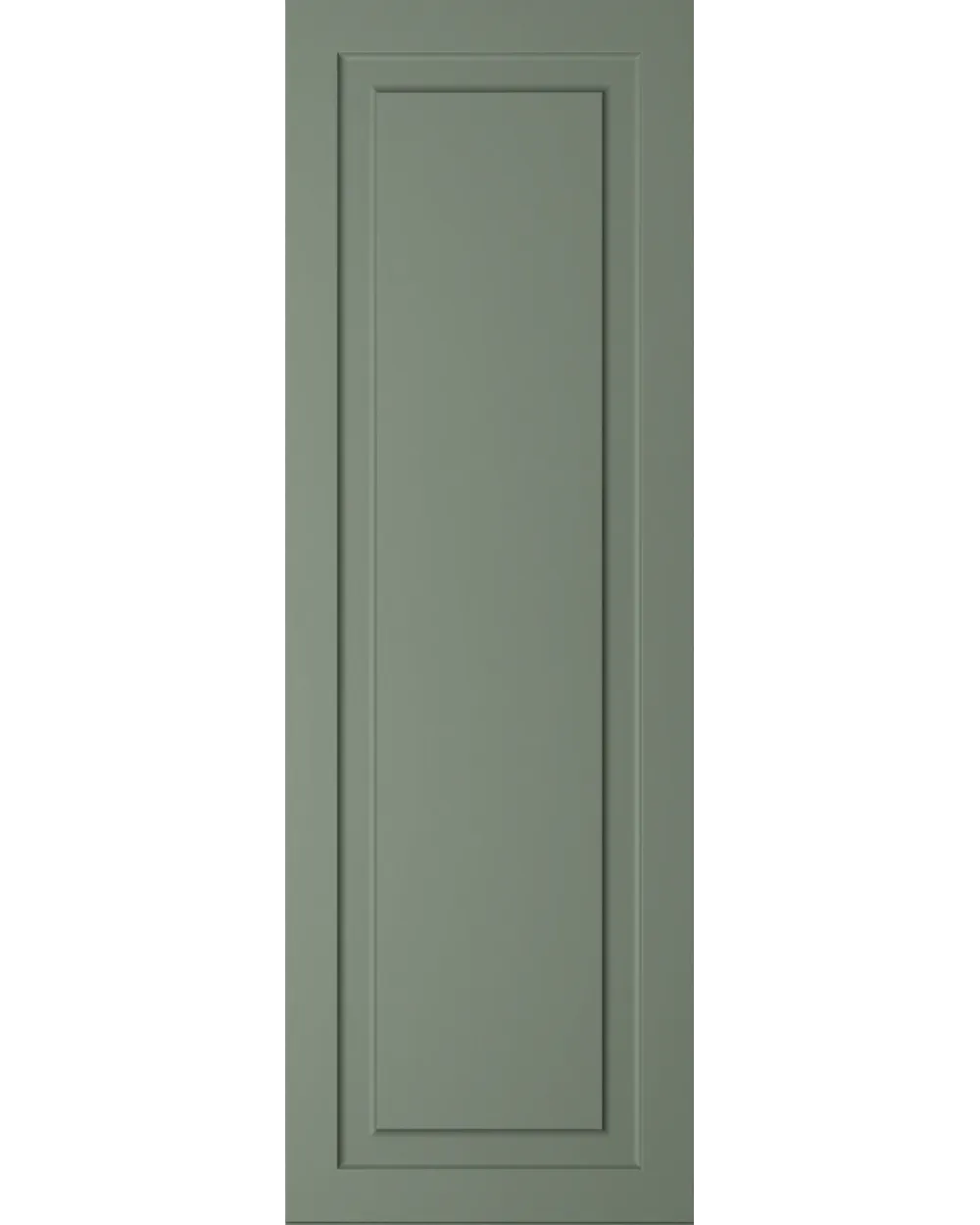 Boiserie Wandfliese Grün Matt 30x90 cm – Klassik-Look