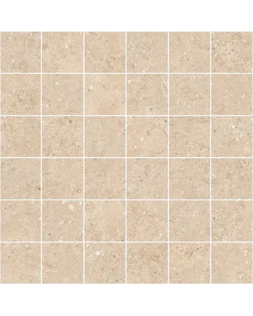Mosaikfliese Beige matt – Stein-Optik 30x30 cm (5x5)