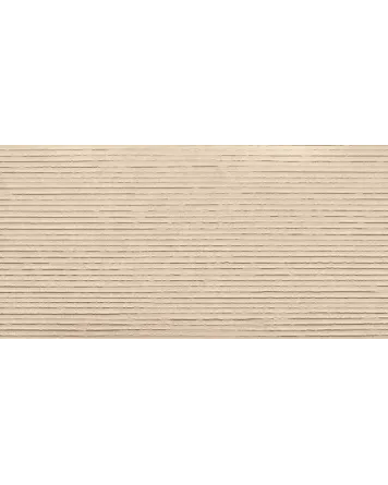 Avensis Beige – geriffelte Wandfliese, Beige, 60x120 cm