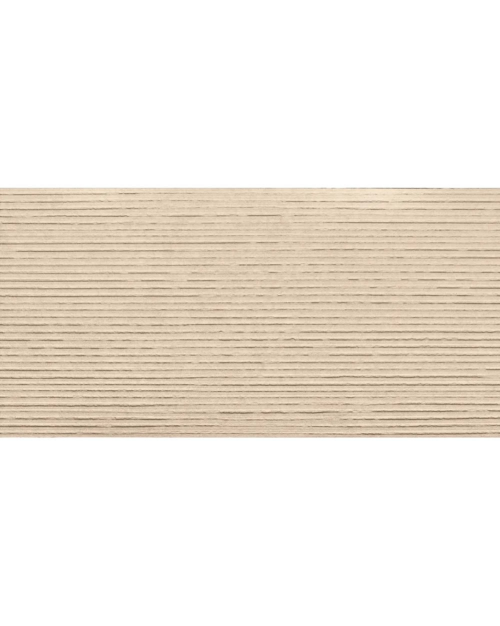 Avensis Beige – geriffelte Wandfliese, Beige, 60x120 cm