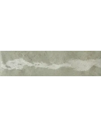 Zellige Wall Tile Green Glossy 6x24 cm