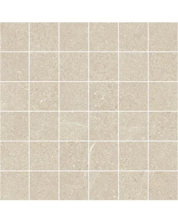 Nordic Beige Mosaik: Steinoptik-Fliese 30x30 cm, matt