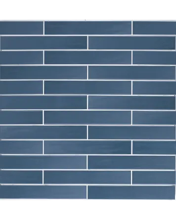 SKINNY LINE Navy, deep blue glossy, 5x30 cm wall tile
