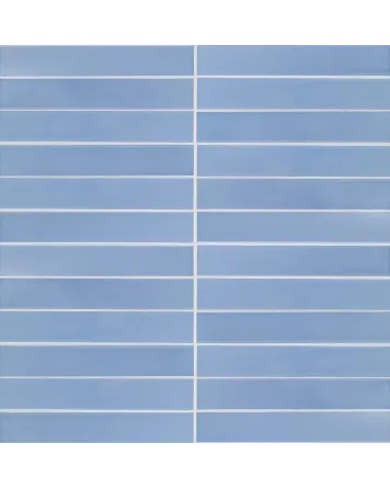 SKINNY LINE Calm, ruhiges Blau glänzend, 5x30 cm Wandfliese