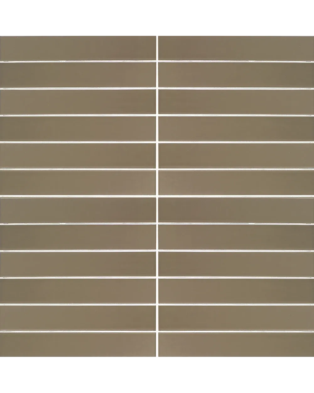 SKINNY LINE Dark, warmes Braun glänzend, 5x30 cm Wandfliese