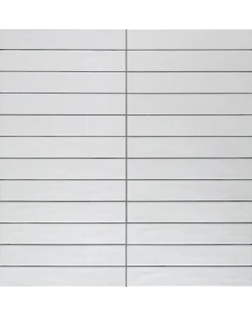 SKINNY LINE Shell, weiß glänzend, 5x30 cm Wandfliese