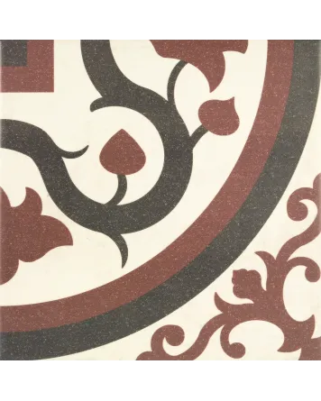 Braune Eck-Fliese im viktorianischen Stil, 20x20 cm