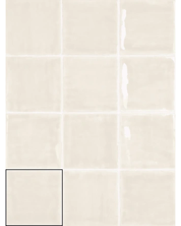 Nour Bone – Zellige-Wandfliese in Rosa, 10x10 cm