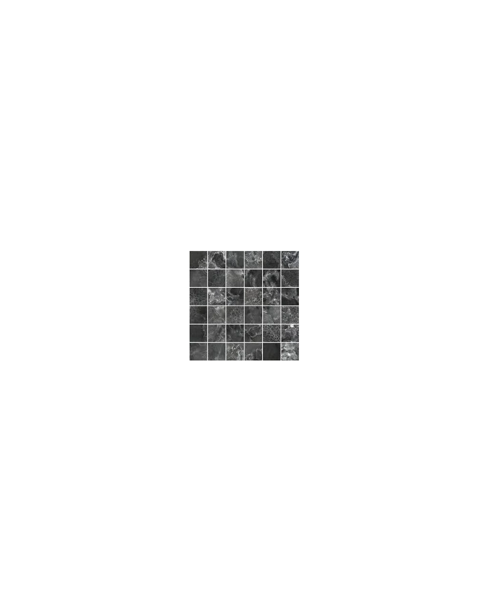 Crystal Glow Noir – Black Mosaic with Onyx Look