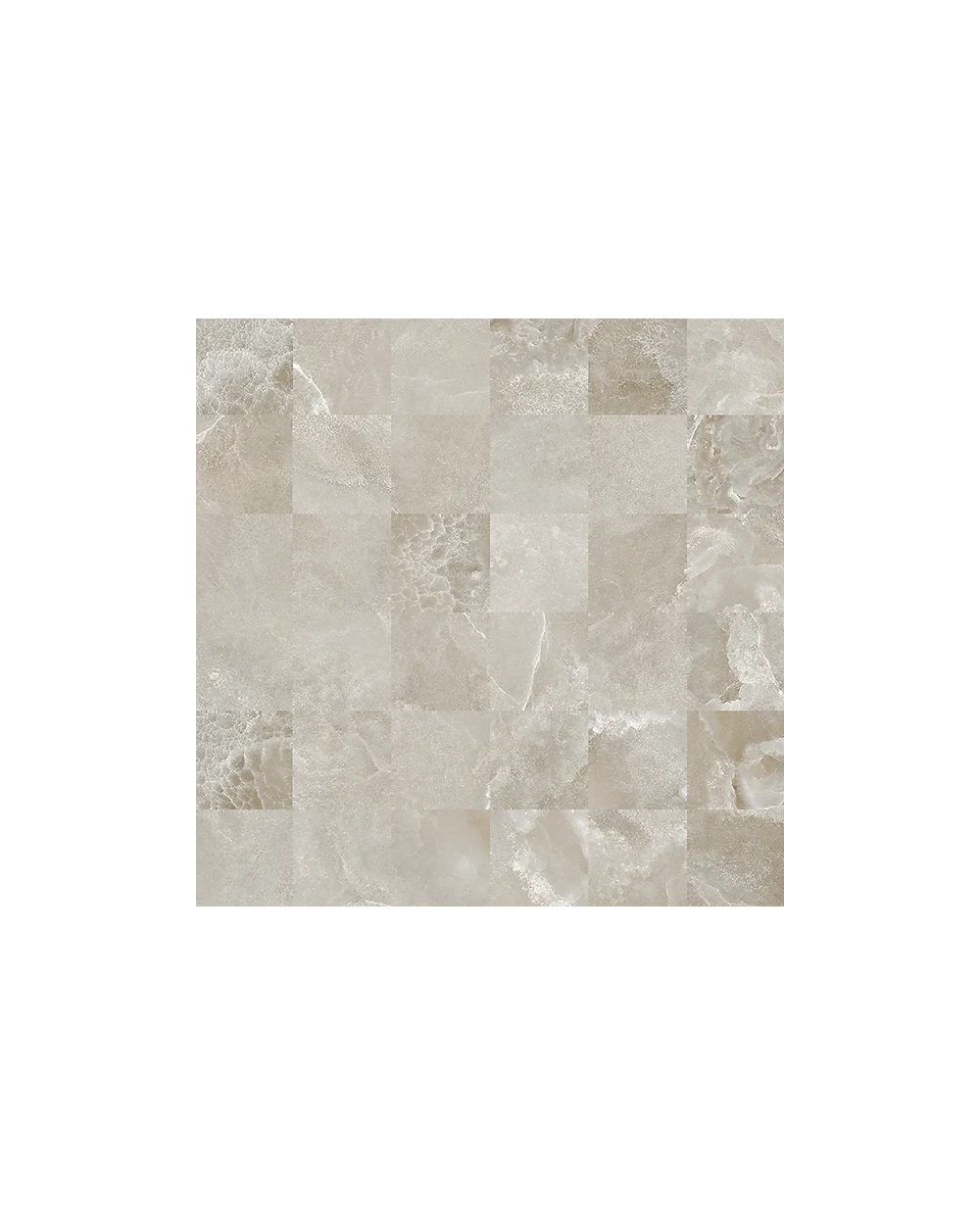 Crystal Glow Sand Mosaik, beige glänzend, 30x30 cm