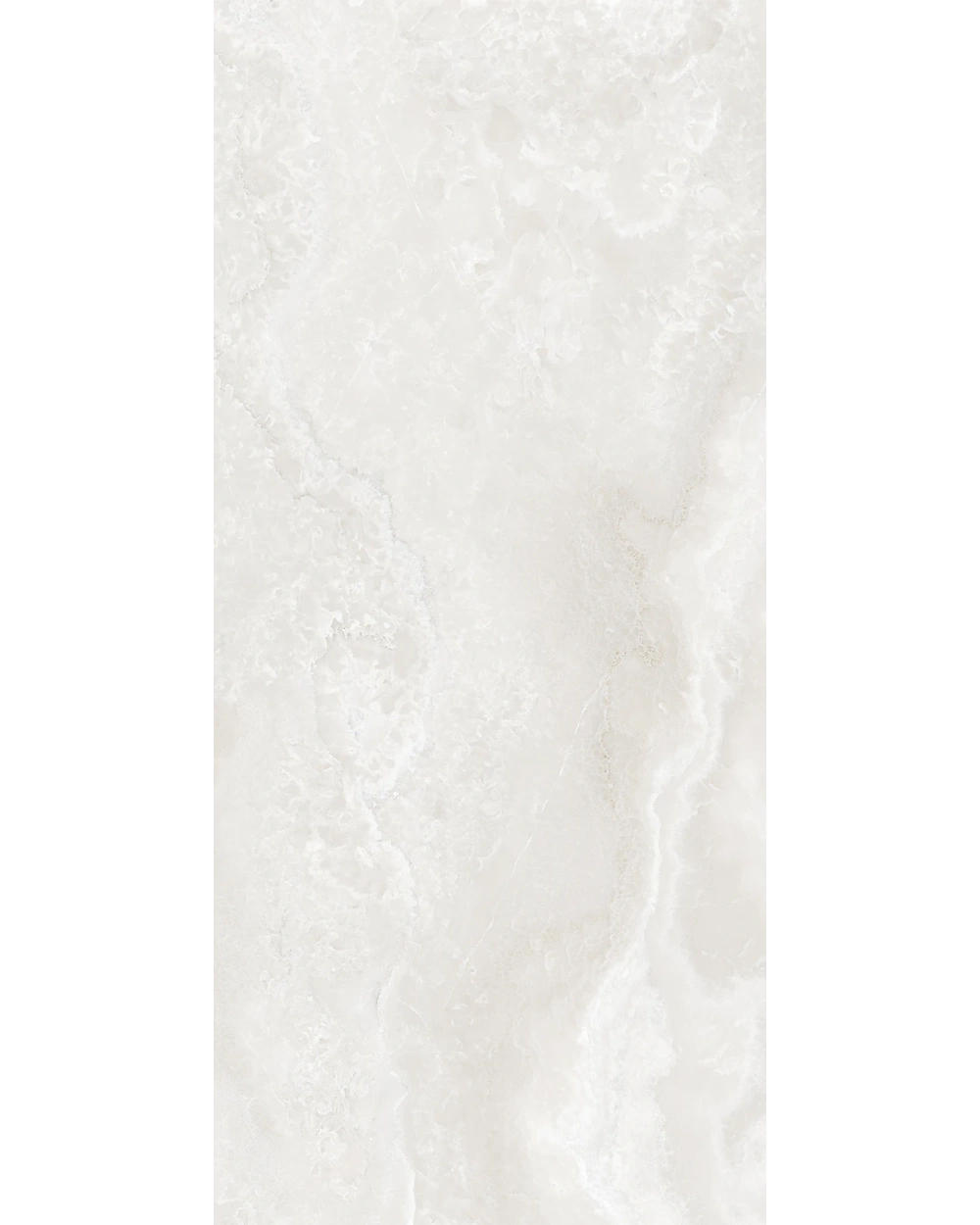 Crystal Glow White: XXL Marble Tile 120x280 cm, White