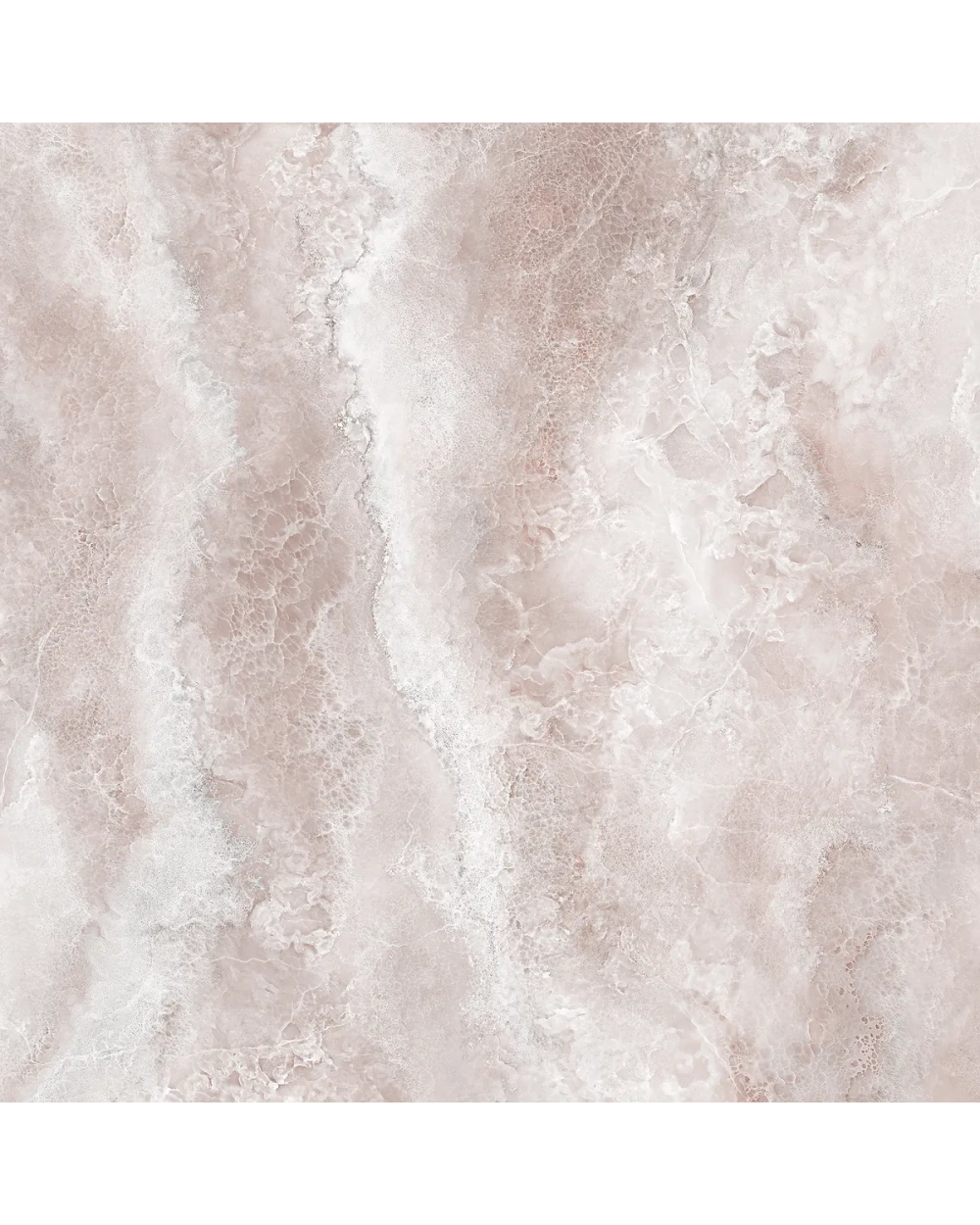 Crystal Glow Rose, polierte Marmor-Optik in Rosa