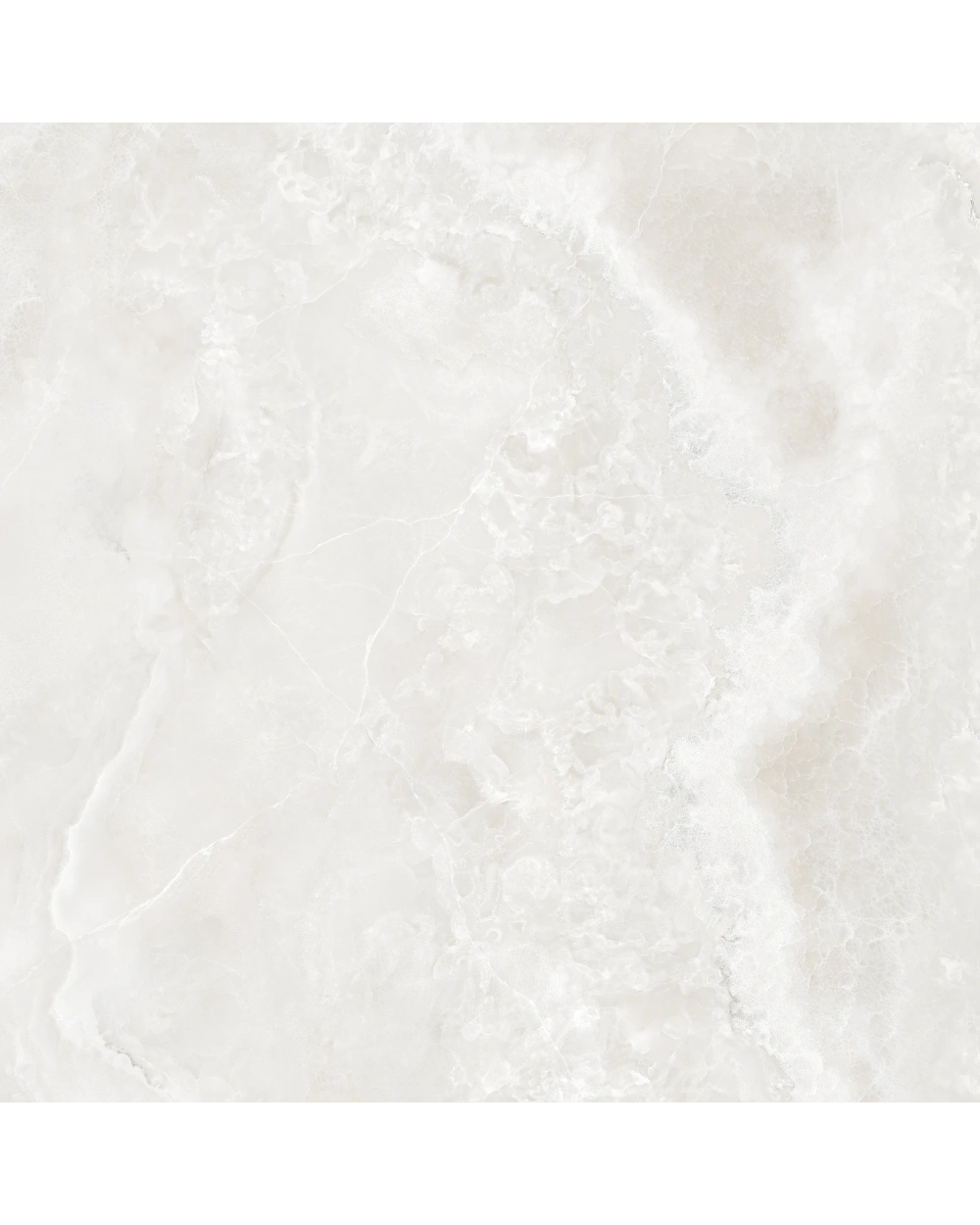Crystal Glow White – Large Format White Tile in Marble Look