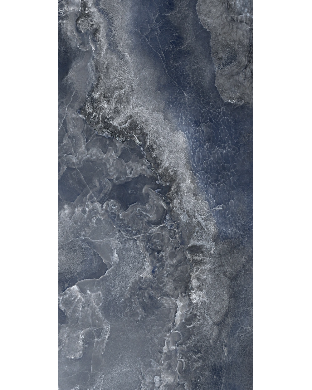 Crystal Glow Deepsea – Dark Blue in Marble Look