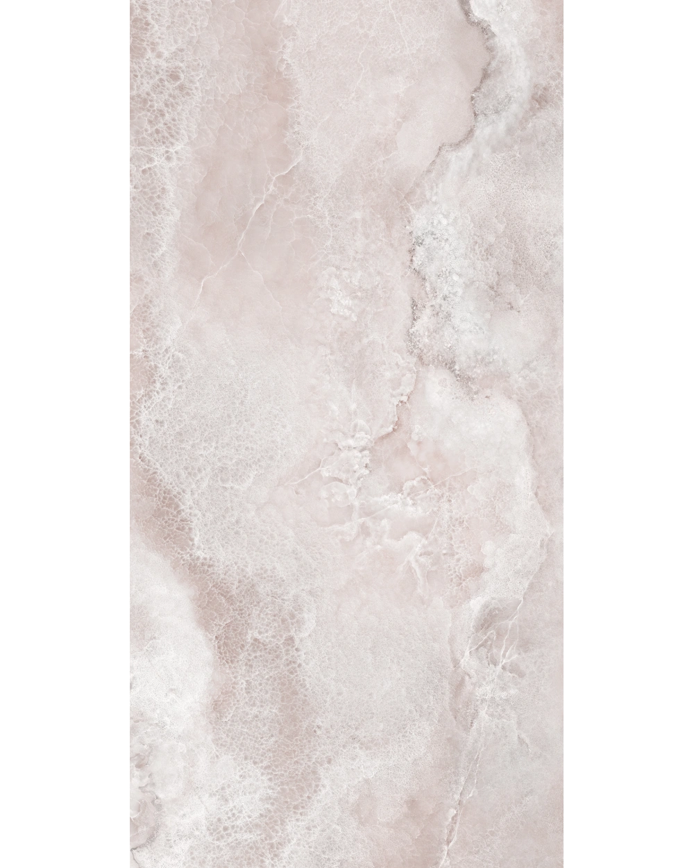Crystal Glow Rose – polierte Marmor-Optik in zartem Rosa