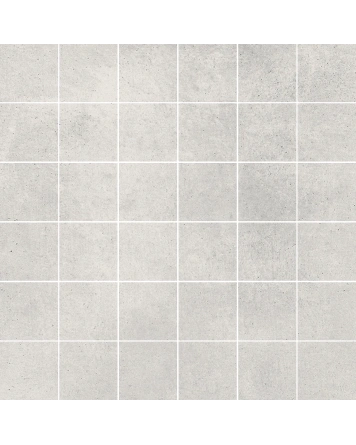 Mosaik Work Bianco – Beton-Look in Weiß, R10