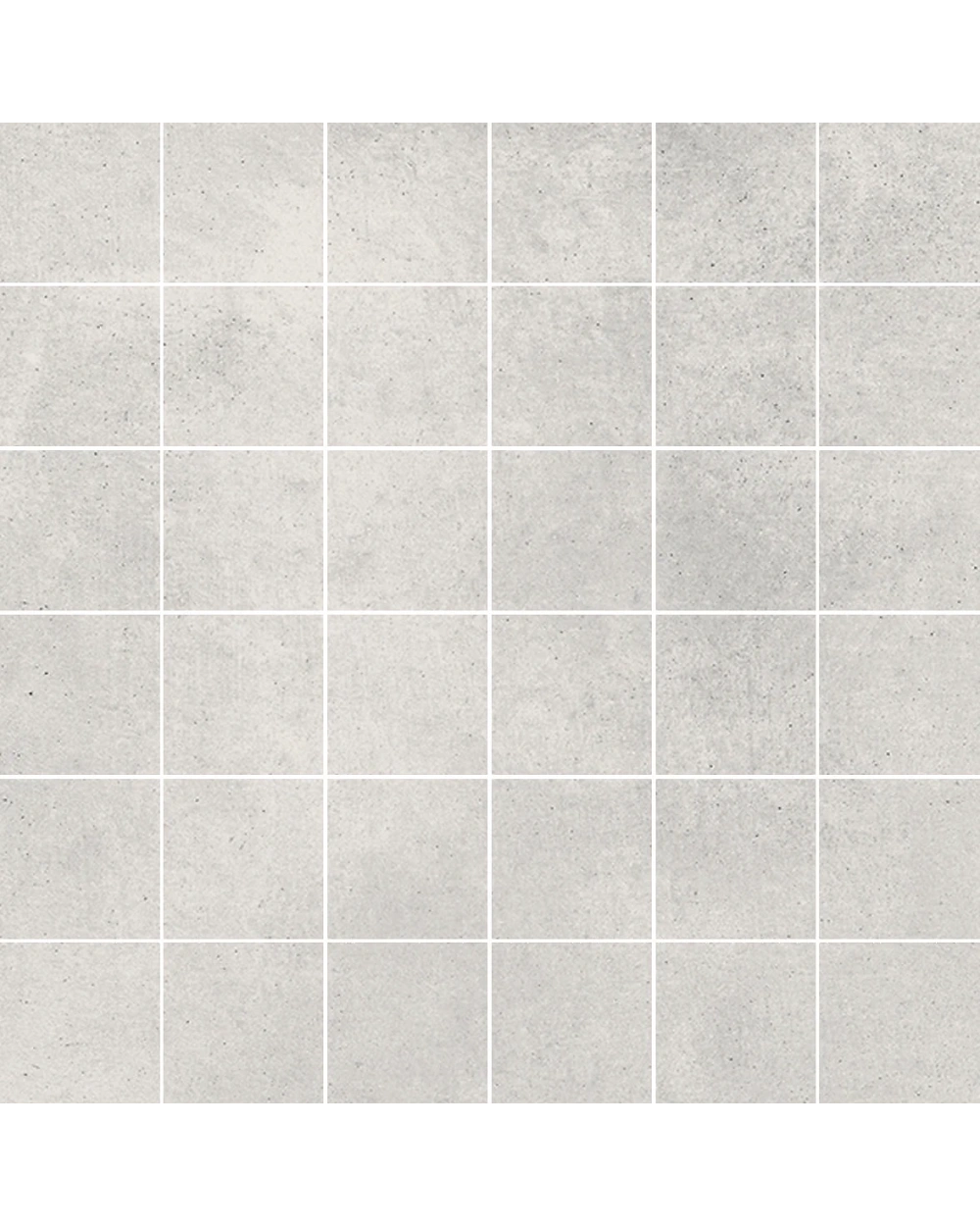 Mosaic Work Bianco – Concrete Look in White, R10
