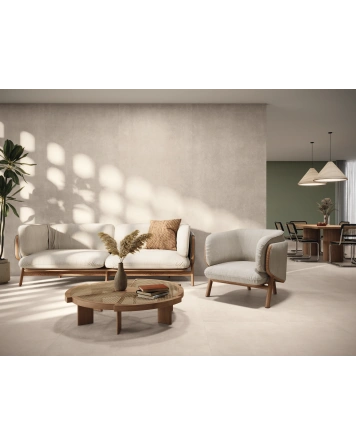 WORK Taupe – XXL Beton-Fliese matt, 120x280 cm