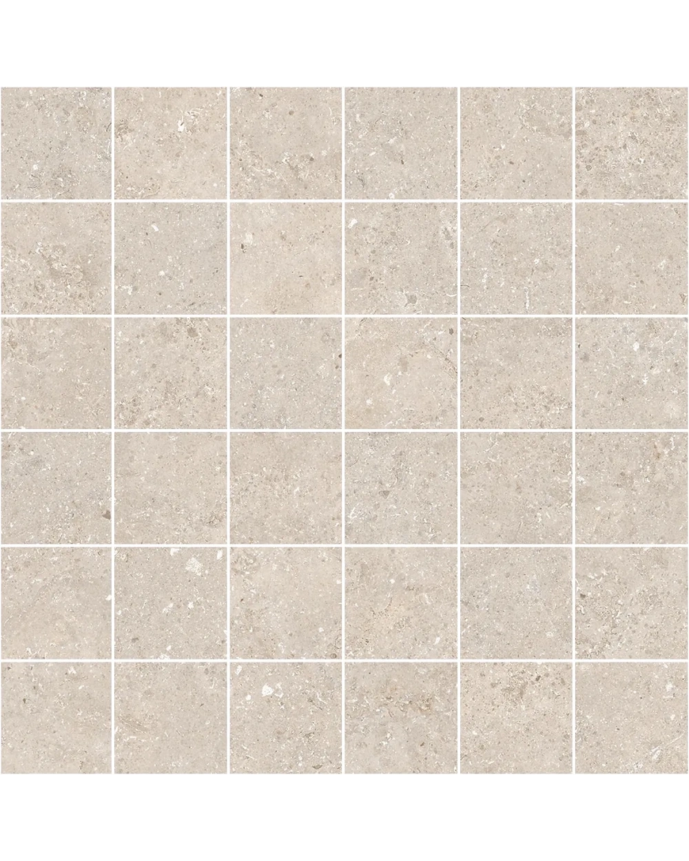 Mosaic Tile Taupe Matt – Stone Look 30x30 cm (5x5)