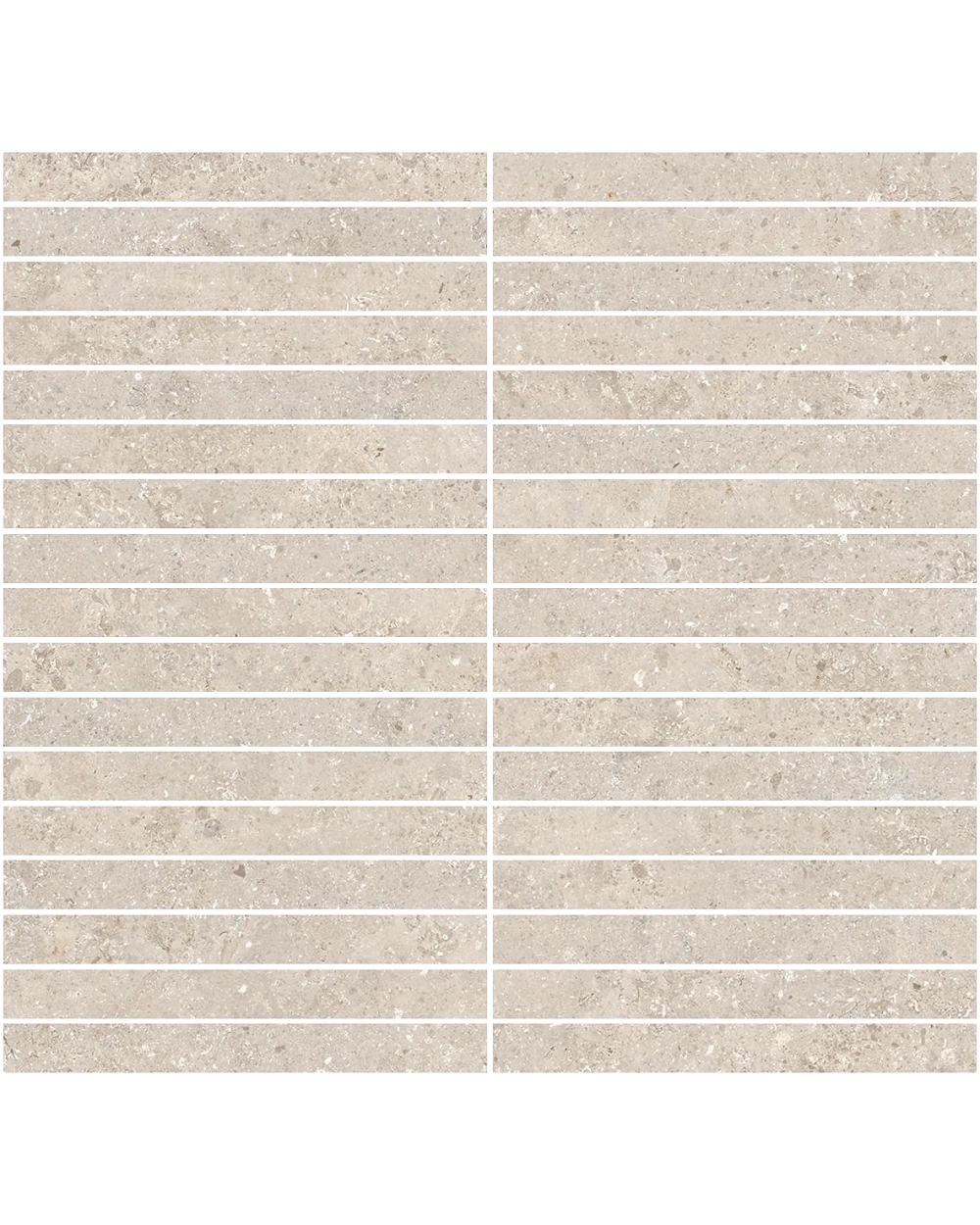 Kyoto Taupe Stick Mosaic – Stone Look Matt, 30x30 cm