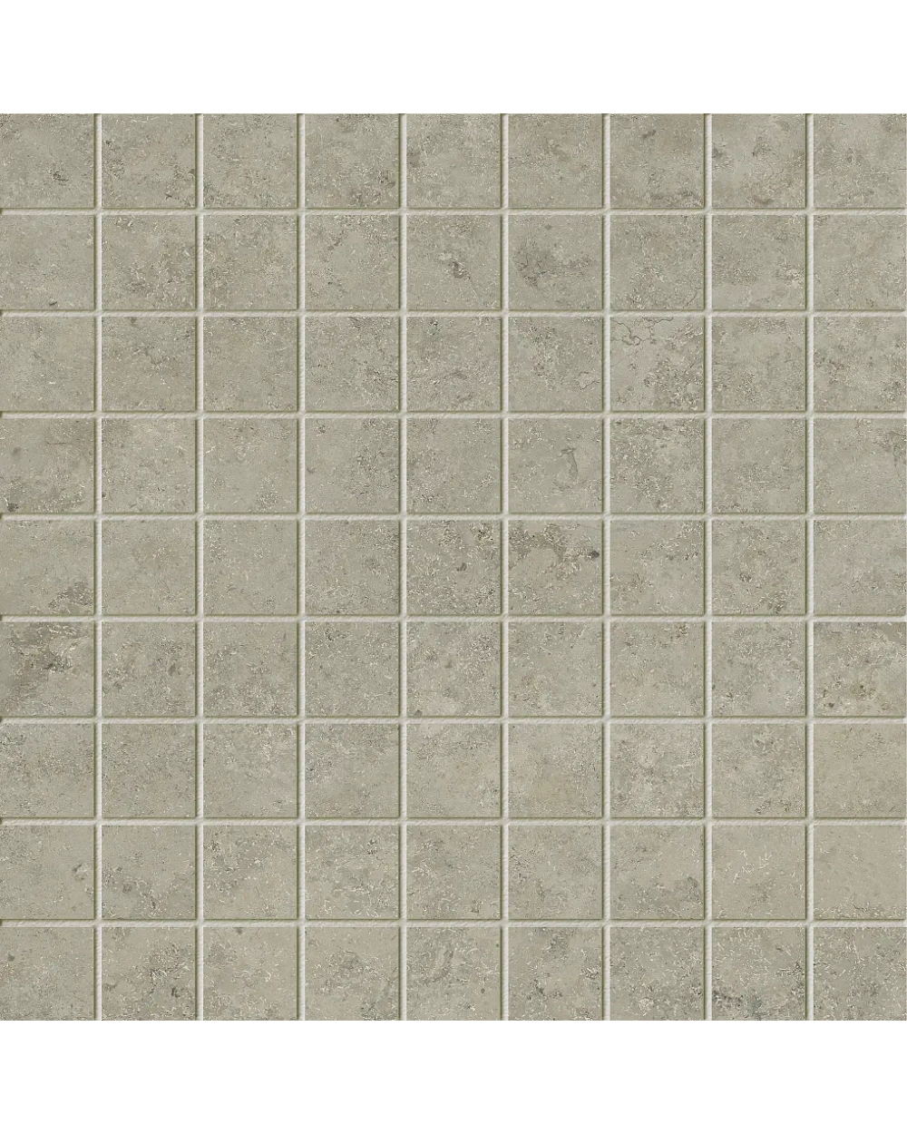 Grey Stone Mosaic in Jura Look, Matt, 30x30 cm