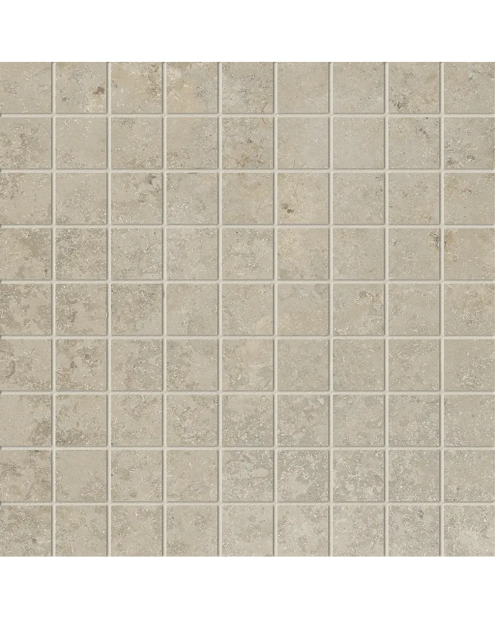 Jura-Marmor-Mosaik in Beige, matt, R10