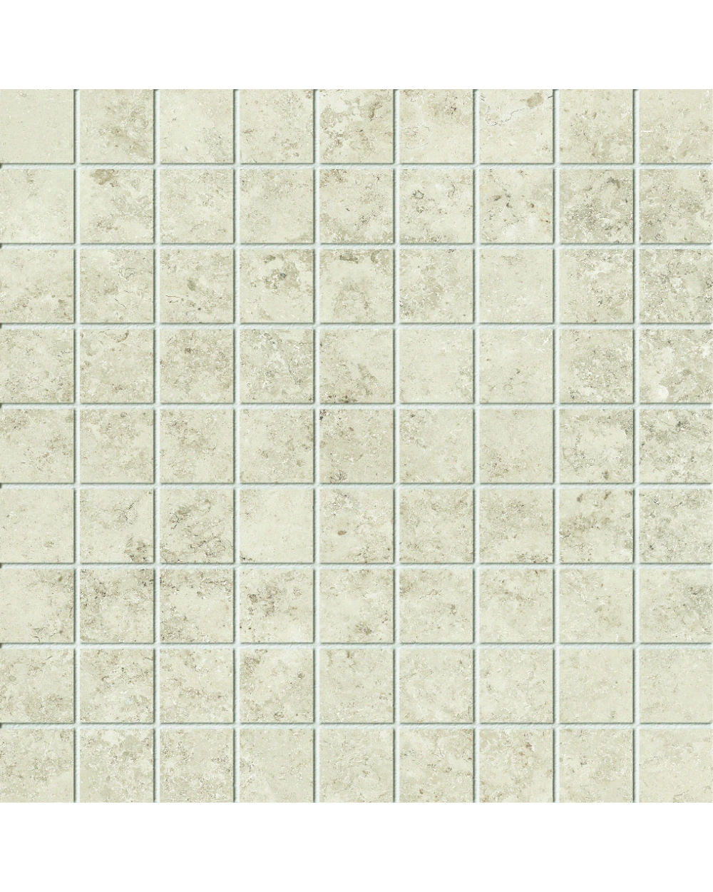Jura-Marmor-Mosaik Pure in Beige, matt, R10