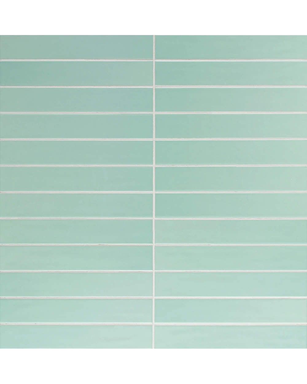 SKINNY LINE Aqua, fresh green glossy, 5x30 cm wall tile