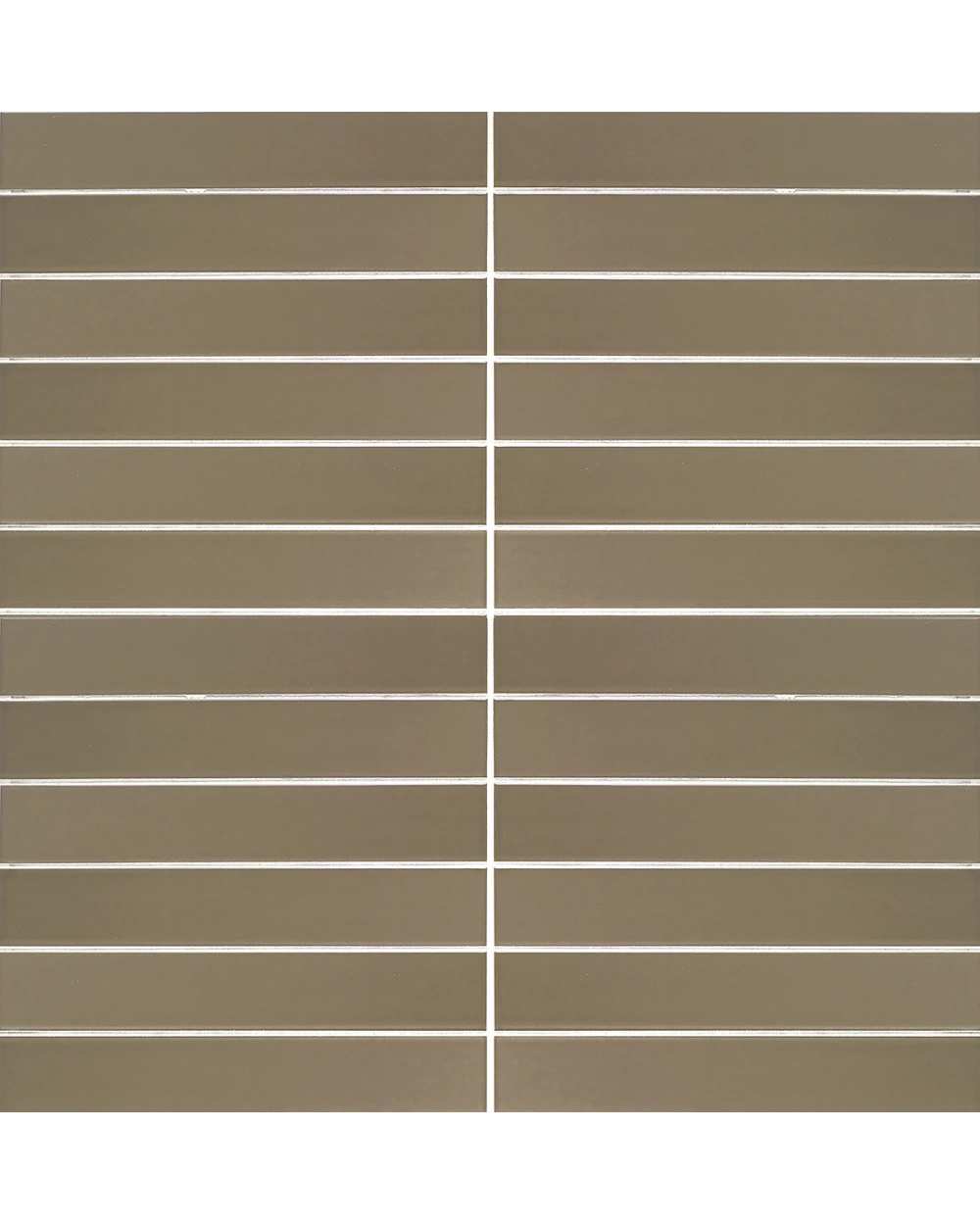 SKINNY LINE Dark, warmes Braun glänzend, 5x30 cm Wandfliese