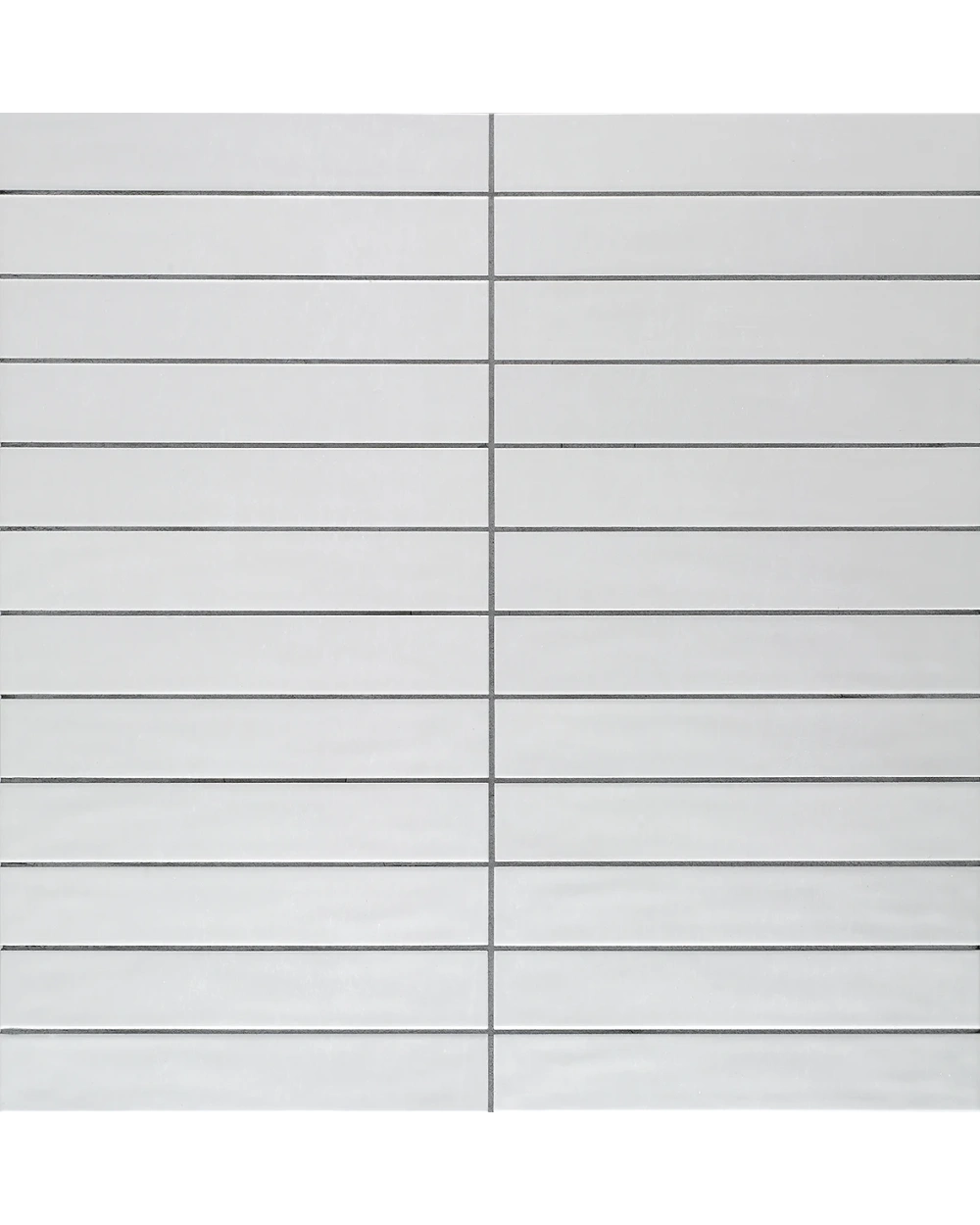 SKINNY LINE Shell, weiß glänzend, 5x30 cm Wandfliese
