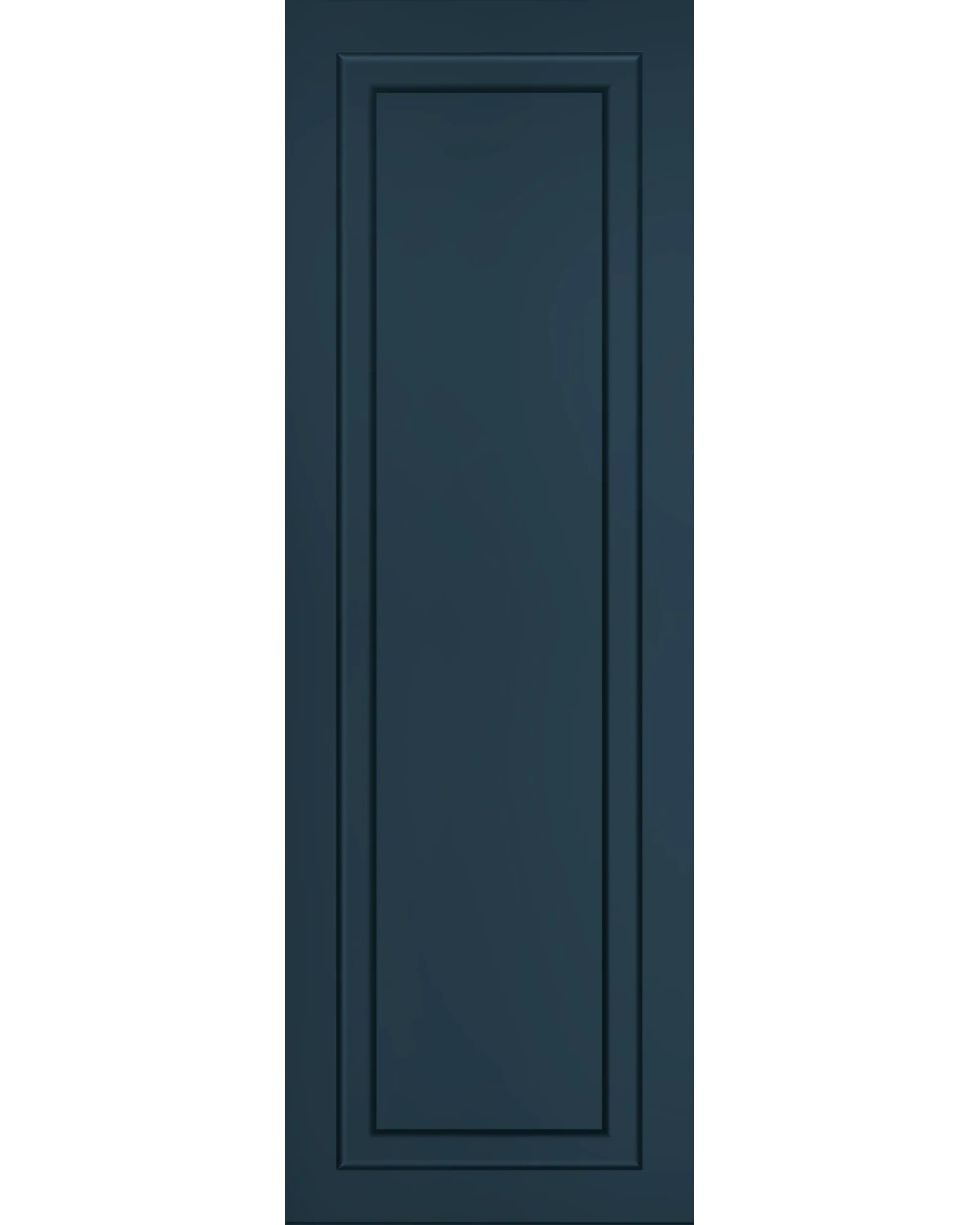Boiserie Wall Tile Plinth – Blue Matt 30x90 cm