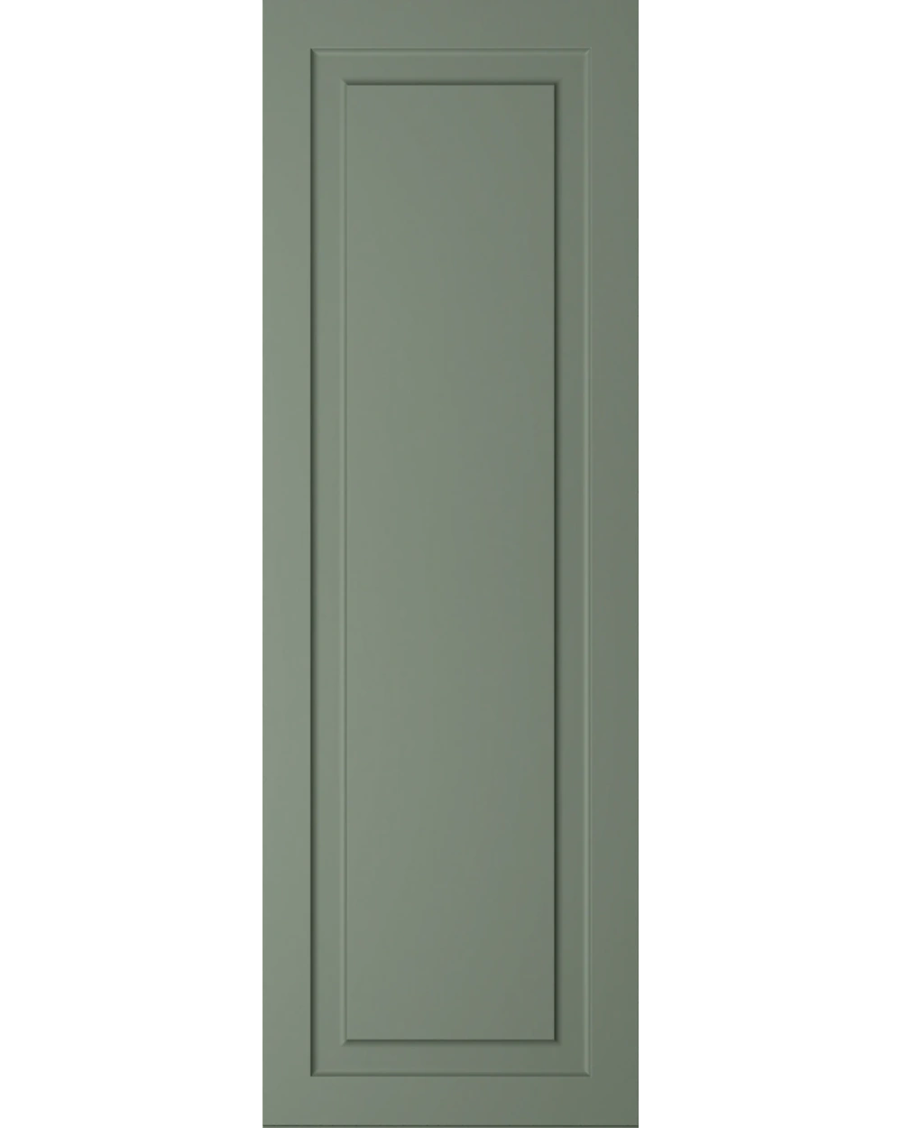 Boiserie Wall Tile Green Matt 30x90 cm – Classic Look