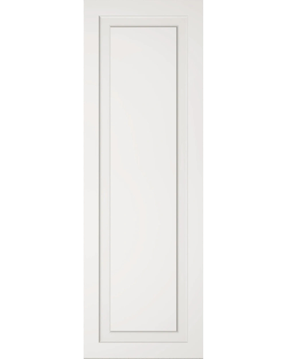 Boiserie Wall Tile White Matt 30x90 cm – Classic Look