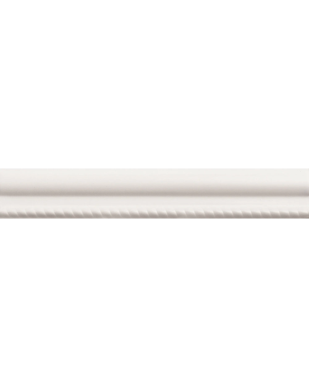 Fables Border Tile White Matt 5x30 cm – Boiserie Wall Tile
