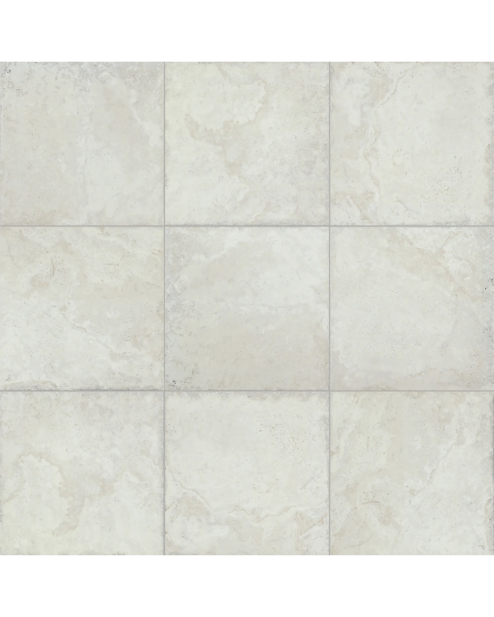 Thassos Base Tile White Matt in Vintage Look