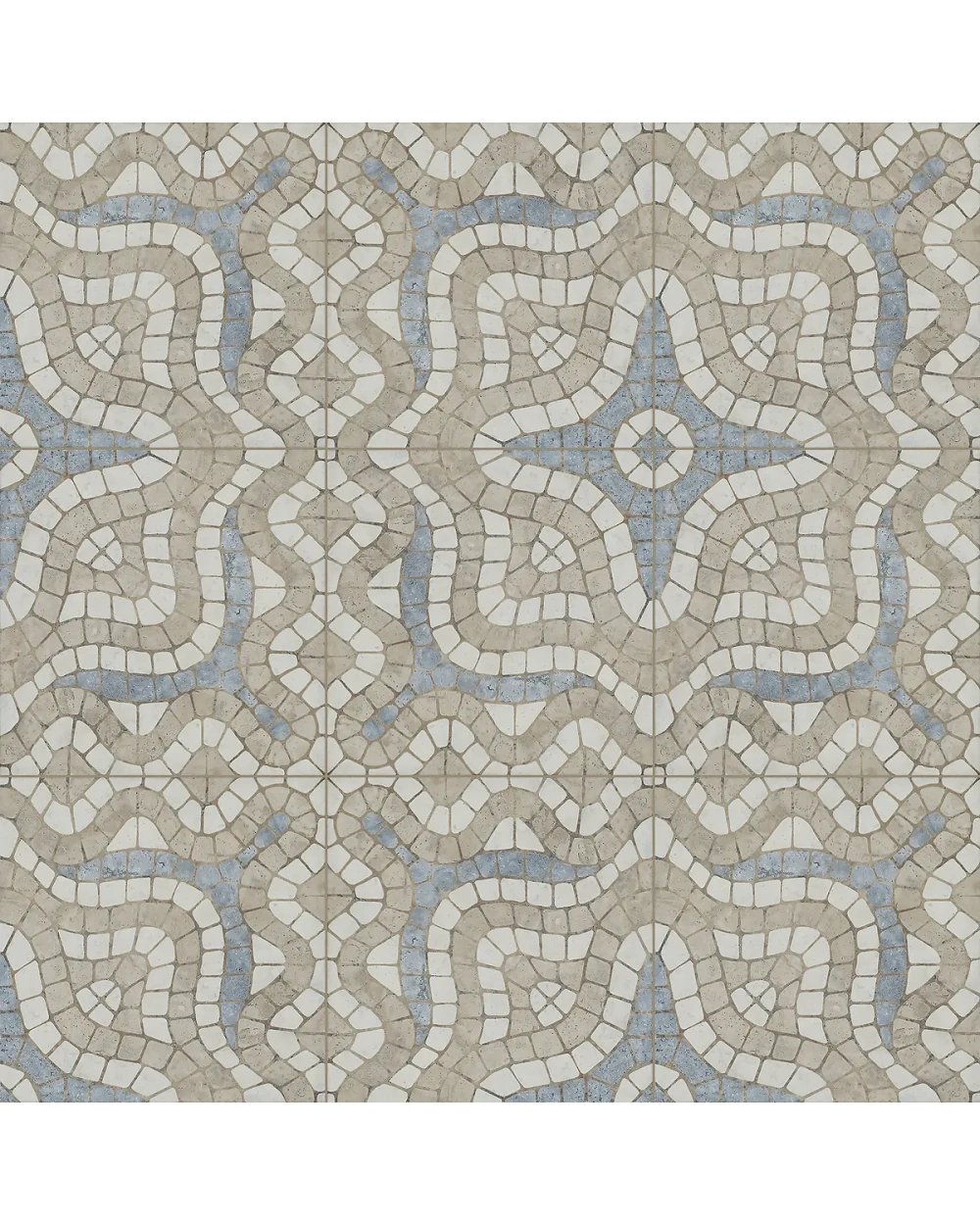 Sirakusa Floor Tile Blue Matt in Vintage Look
