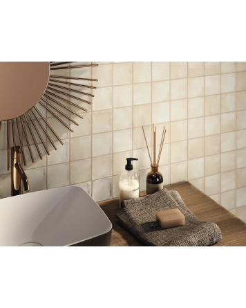 Beige Vintage Wall Tile Matt 10x10 cm