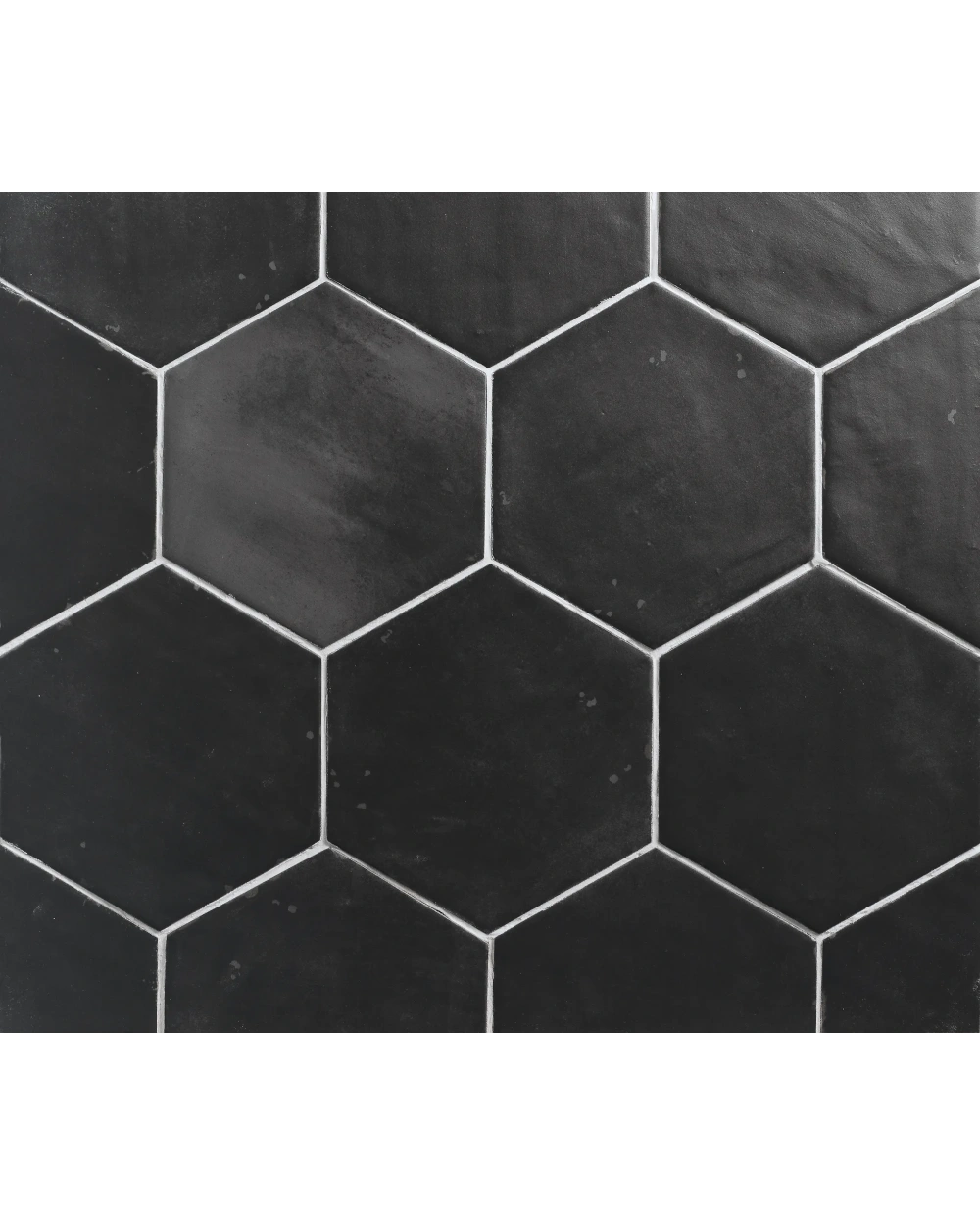 Hexagon Tile Nomade Black, Matt, R10, 13.9x16 cm