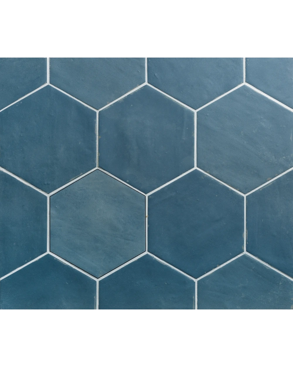 Hexagon Tile Nomade Blue, Matt, R10, 13.9x16 cm