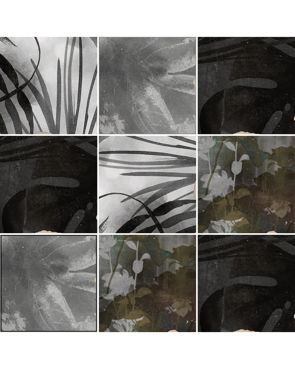 KASBAH GREY MIX – Floral Décor in Soft Grey