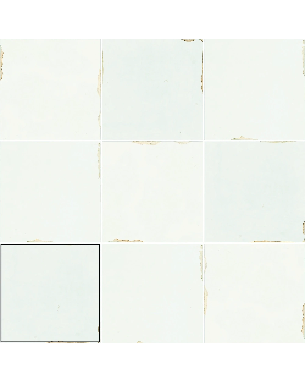 SOUK AQUA – Zellige Wall Tile in Green, 13x13 cm