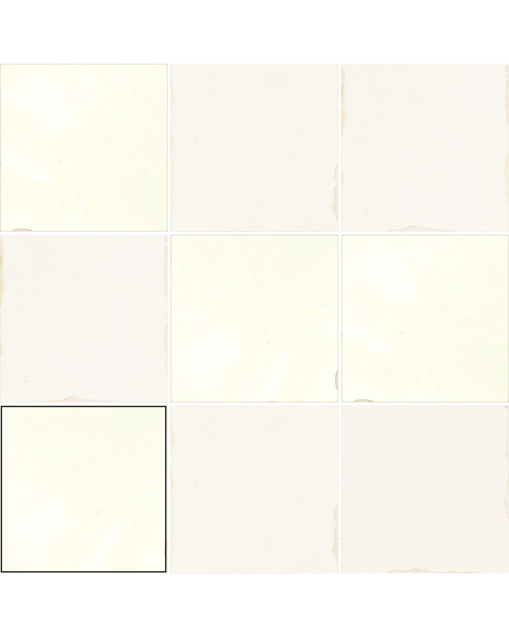 SOUK BONE – Zellige Wandfliese in Beige, 13x13 cm