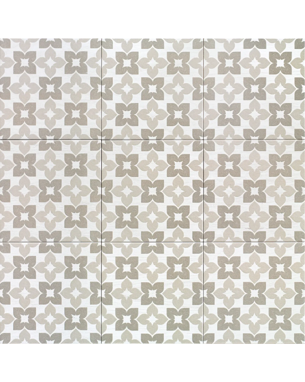 Vintage-Fliese in Grau mit Matt-Glanz-Effekt, 20x20 cm