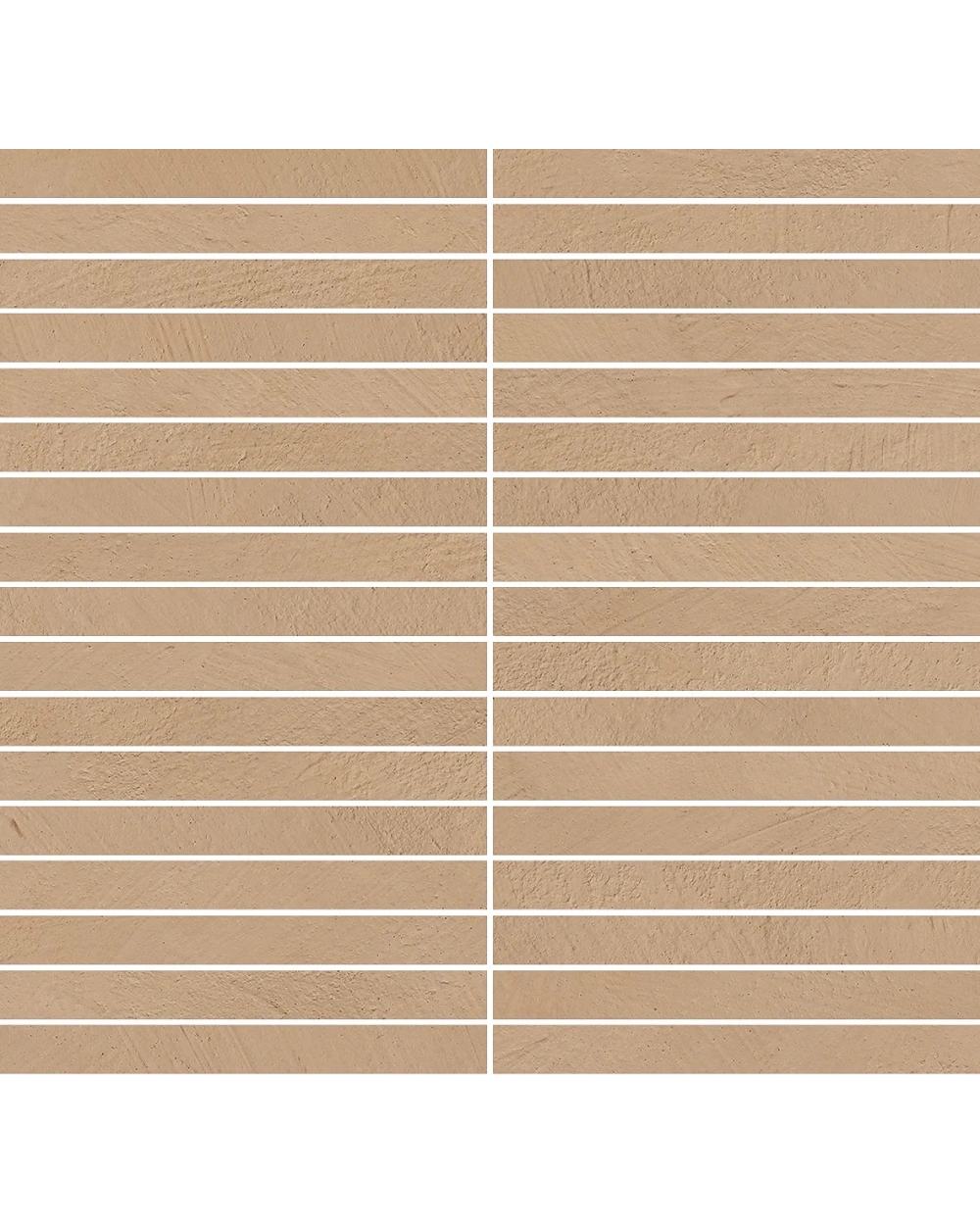 Stick Mosaic in Brown | Concrete Look, Matt, R10