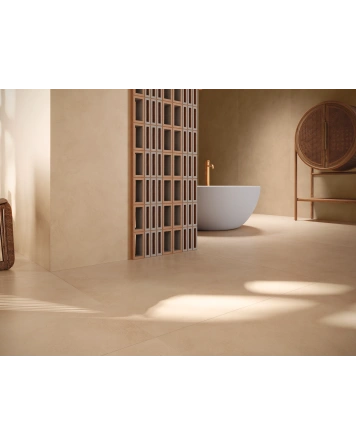 Verse Mocha: Beton-Optik Fliese 120x120 cm in Braun